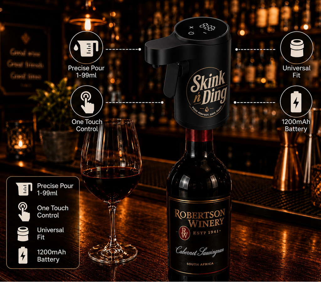 Skink 'n Ding Outomatiese Drank Dispenser - Swart