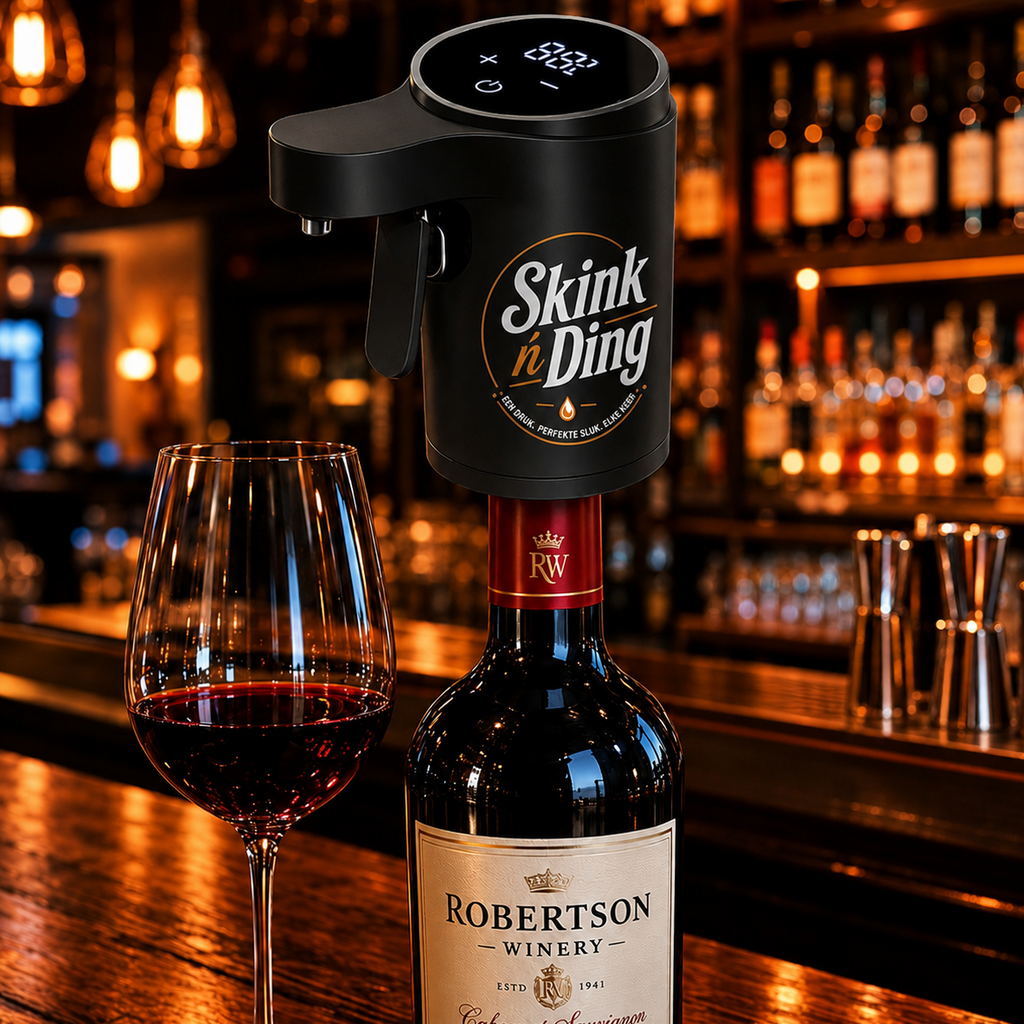 Skink 'n Ding Outomatiese Drank Dispenser - Swart